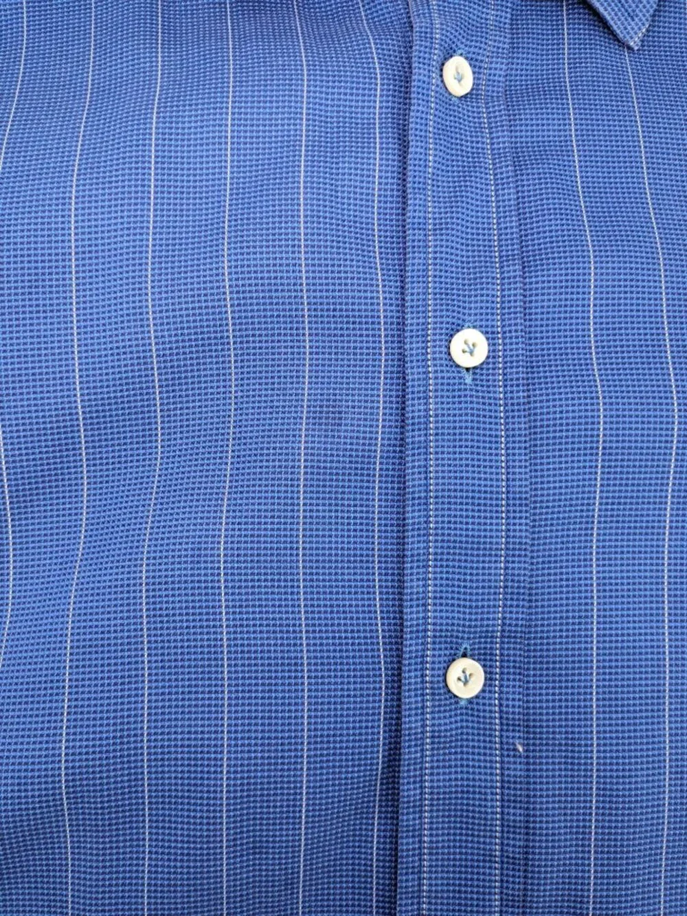 Truzzi Milano Pinstripe Dress Shirt Button‎ Up Old Money Italy Long Sleeve 16/48